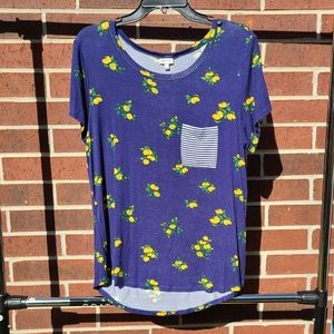 Self Esteem Lemon Pocket Tee Size XL
